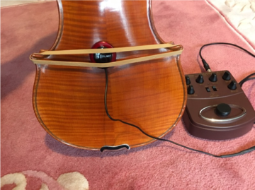 contactmic violin